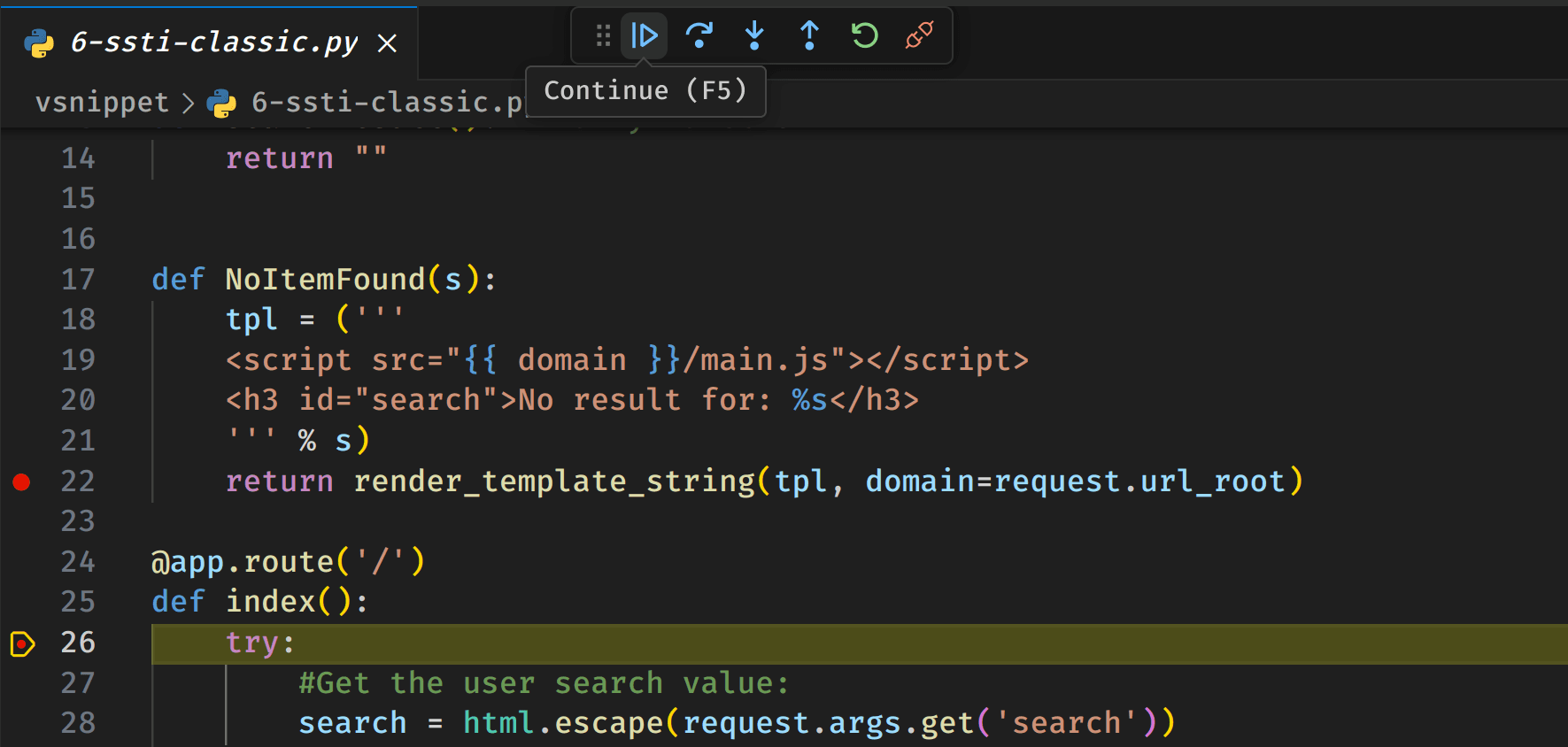 White-box penetration testing: Debugging for Python vulnerabilities